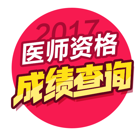 2017医师资格成绩查询