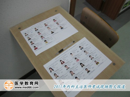 內科主治醫(yī)師監(jiān)考老師核對考試證件