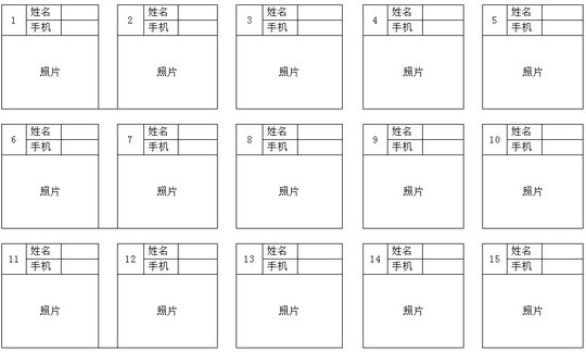 報(bào)考單位名稱2014年度醫(yī)師資格考試考生相片采集冊