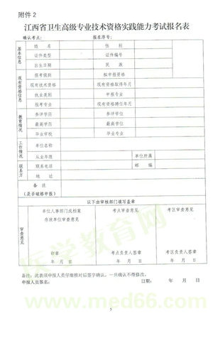 2014贛州市衛(wèi)生高級資格實(shí)踐能力考試時(shí)間
