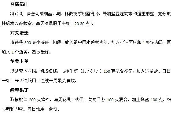 四款營養(yǎng)膳食可預防腎結石的發(fā)生