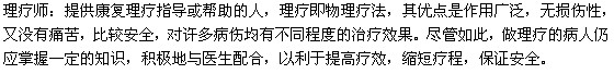 康復(fù)理療師實質(zhì)是什么？