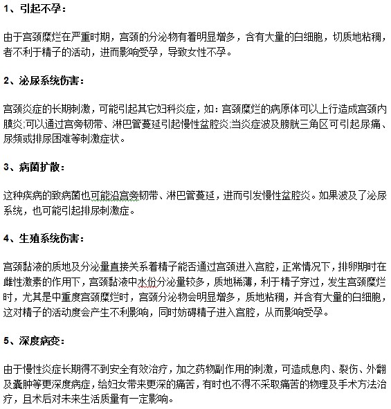 宮頸糜爛患者注意了！一定要及早治療避免并發(fā)癥