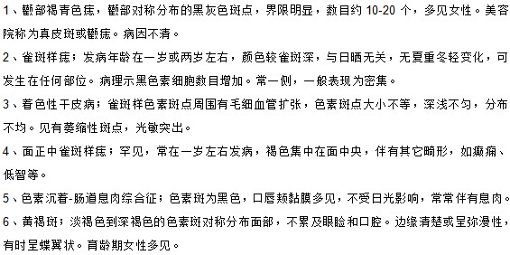 這六種皮膚問題與雀斑的區(qū)別您分得清嗎？