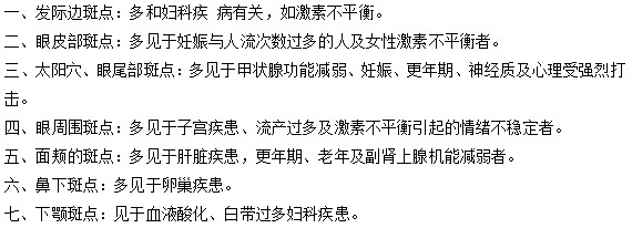 雀斑生長的不同部位與身體健康之間有什么關(guān)系？