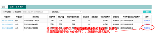 深圳市住院醫(yī)師規(guī)范化培訓(xùn)招生系統(tǒng)網(wǎng)上報(bào)名流程9