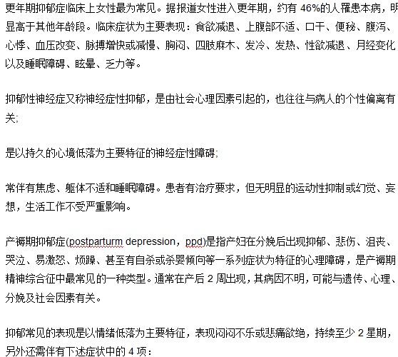 自己如何察覺是否患有抑郁癥