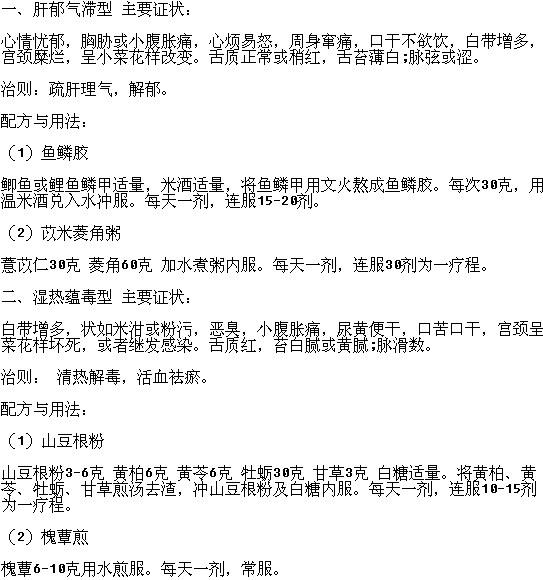 宮頸癌患者食療止痛的方法有哪些？