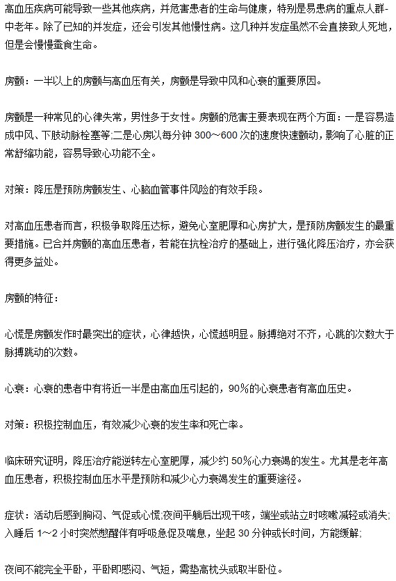高血壓的信號(hào)燈