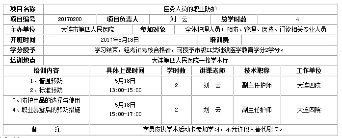 大連醫(yī)學(xué)會組織召開《醫(yī)務(wù)人員的職業(yè)防護(hù)》學(xué)習(xí)班