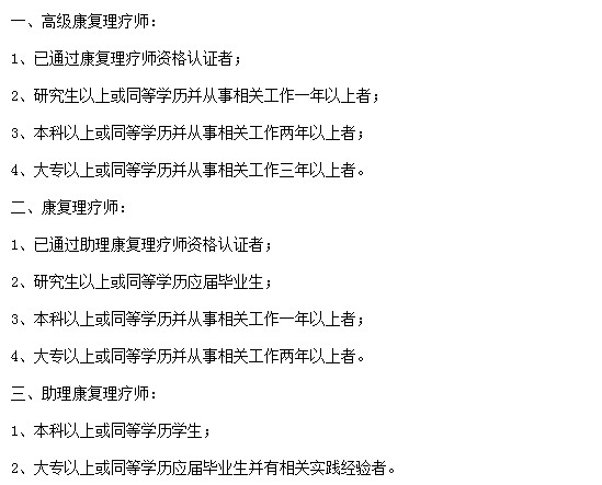 中醫(yī)康復(fù)理療師該如何報(bào)考？