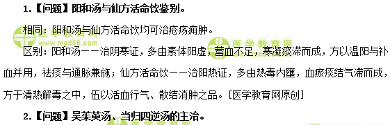 醫(yī)學教育網(wǎng)主管中藥師：《答疑周刊》2018年第49期