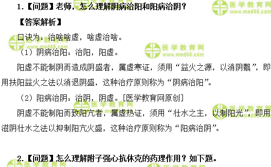 醫(yī)學教育網(wǎng)主管中藥師：《答疑周刊》2019年第9期