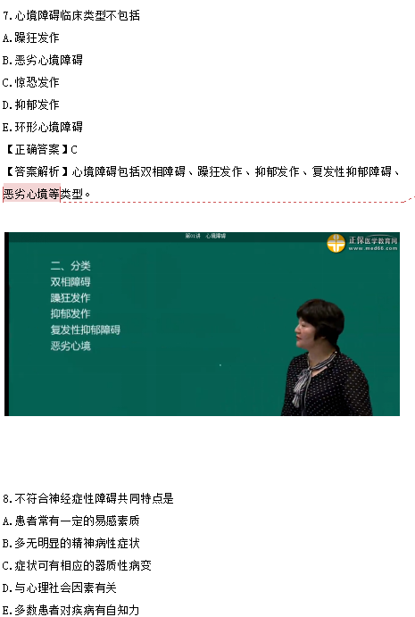 醫(yī)學(xué)教育網(wǎng)課程 VS 2018年臨床執(zhí)業(yè)醫(yī)師試題（第四單元）