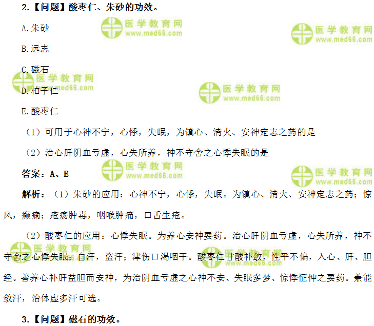 醫(yī)學教育網(wǎng)主管中藥師：《答疑周刊》2019年第31期