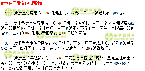 房室傳導阻滯心電圖診斷