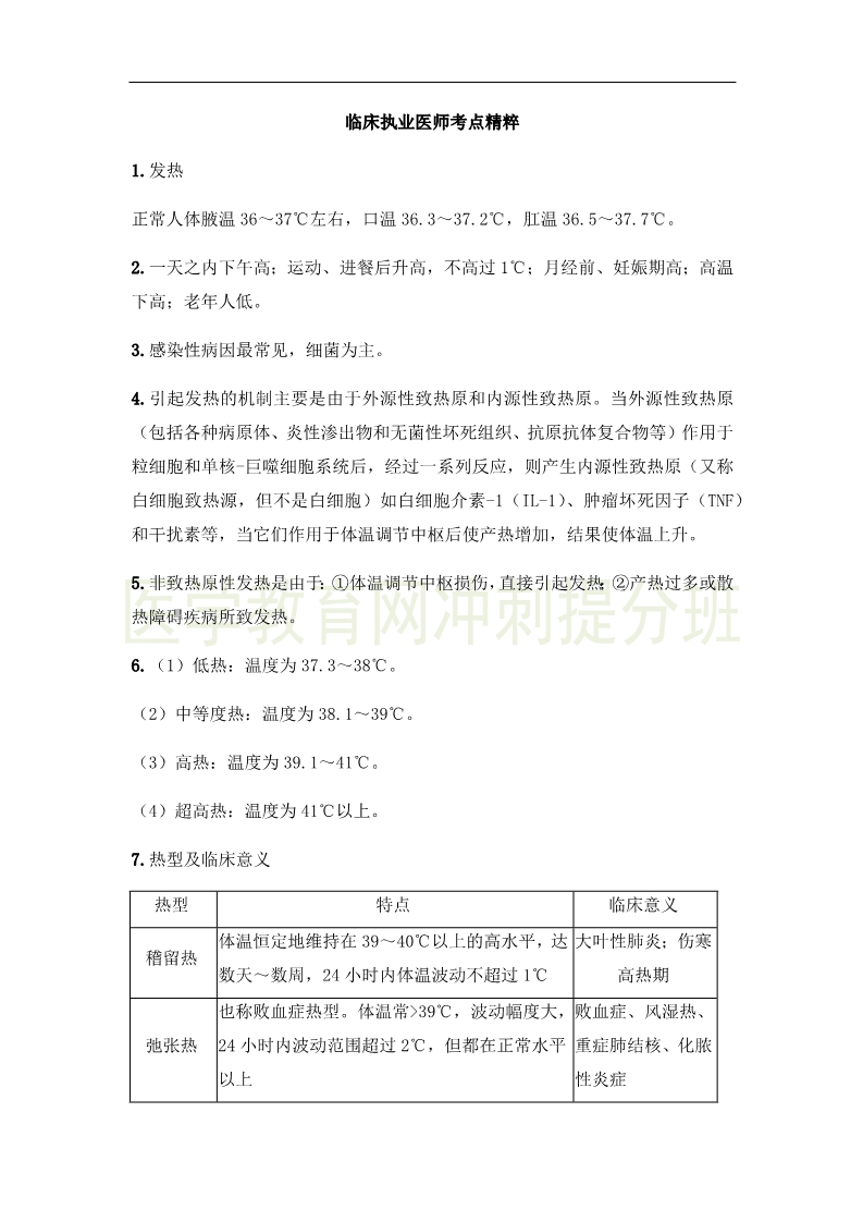 臨床執(zhí)業(yè)醫(yī)師“實踐綜合”科目24大高頻出題點，搶分速記（1）