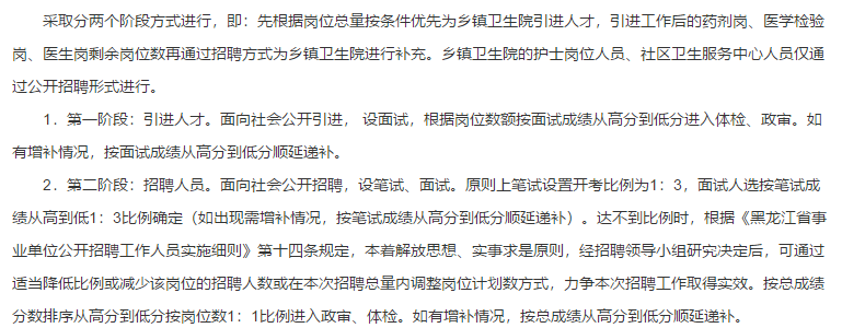 黑龍江省集賢縣醫(yī)共體2021年1月份招聘89名衛(wèi)生技術(shù)人員啦