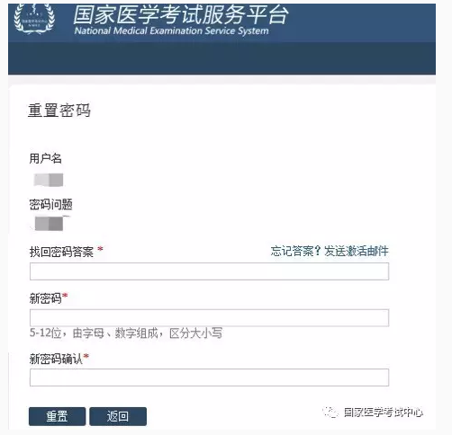 醫(yī)師資格考試報(bào)名忘記用戶名和登錄密碼