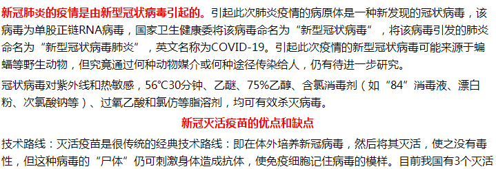 新冠肺炎病毒滅活途徑有哪些？新冠滅活疫苗的優(yōu)缺點是？