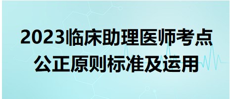 公正原則標(biāo)準(zhǔn)及運(yùn)用