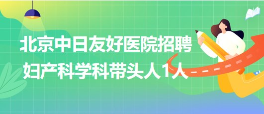 北京中日友好醫(yī)院2023年招聘婦產(chǎn)科學(xué)科帶頭人1人