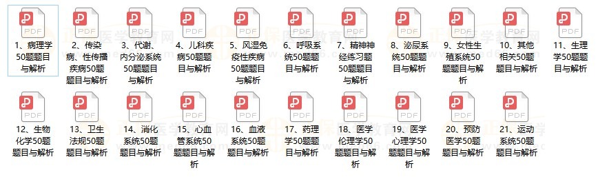 2023臨床助理醫(yī)師系統(tǒng)甄選習題