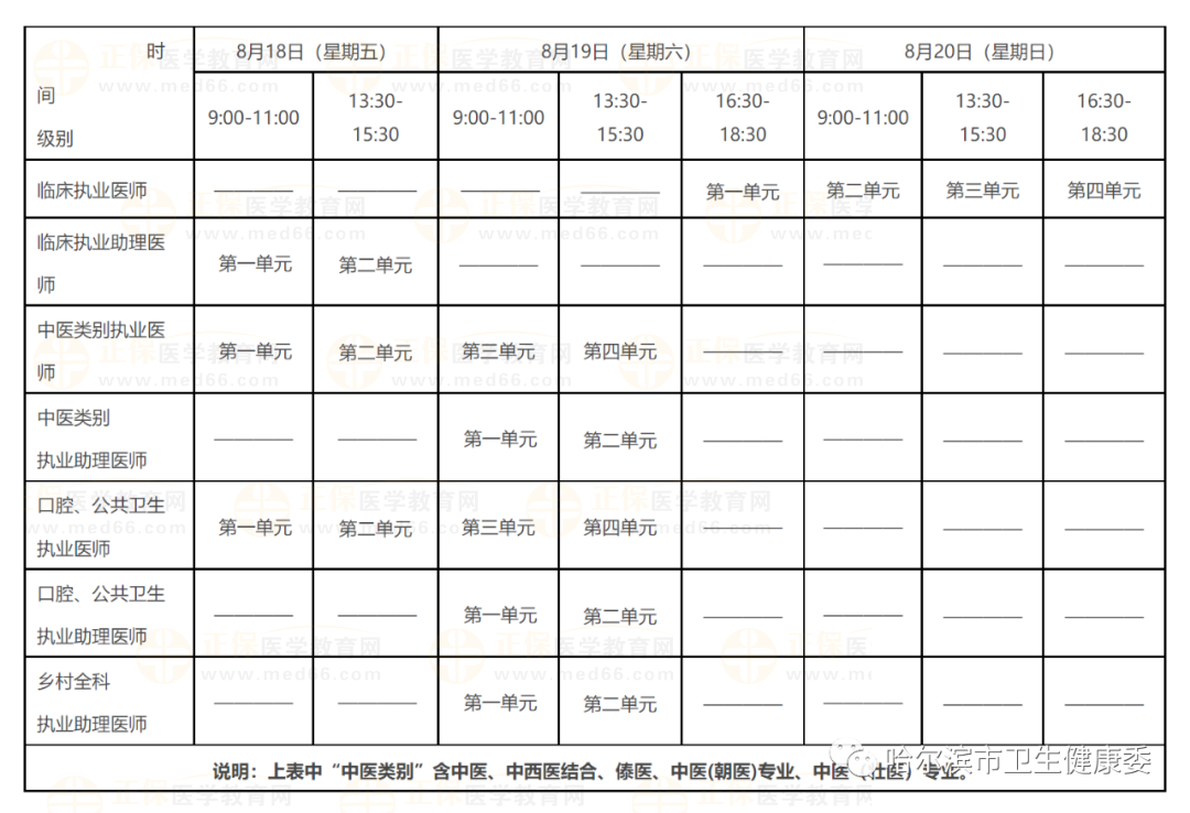 哈爾濱考試時(shí)間