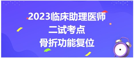 骨折功能復位